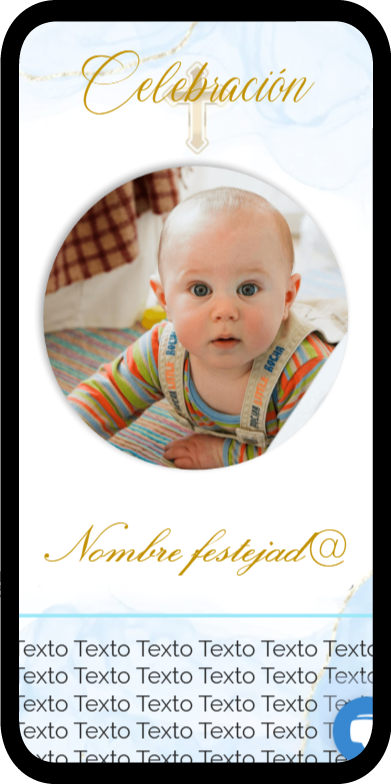70 Mi Bautizo mi invitación digital