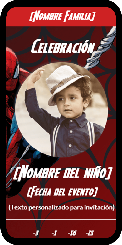 01 Invitaciones digitales comics