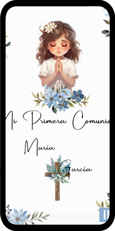 26 Mi comunion mi invitación digital