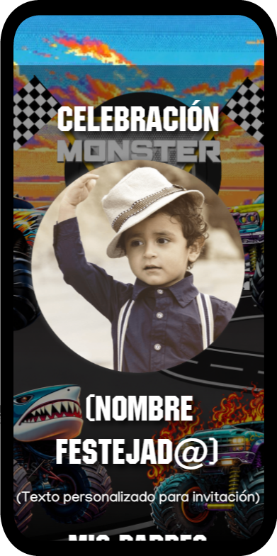 01 mi invitación digital monster jam