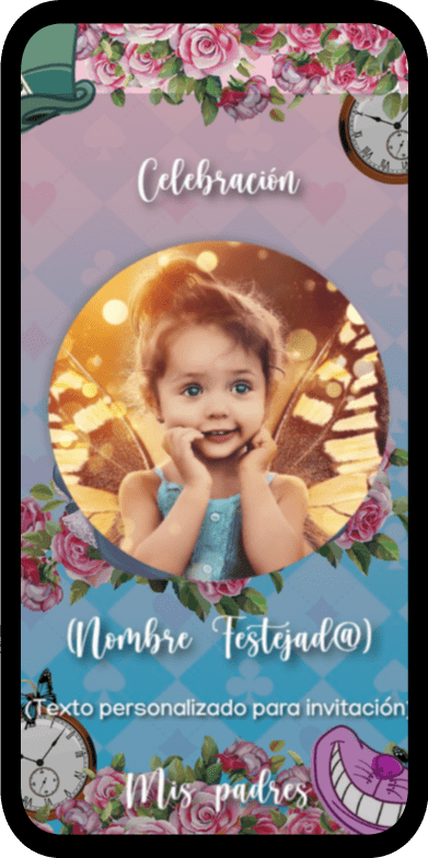 06 invitacion digital disney alicia en el pais de las maravilla