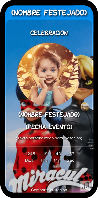 03 invitacion digital disney lady bug 