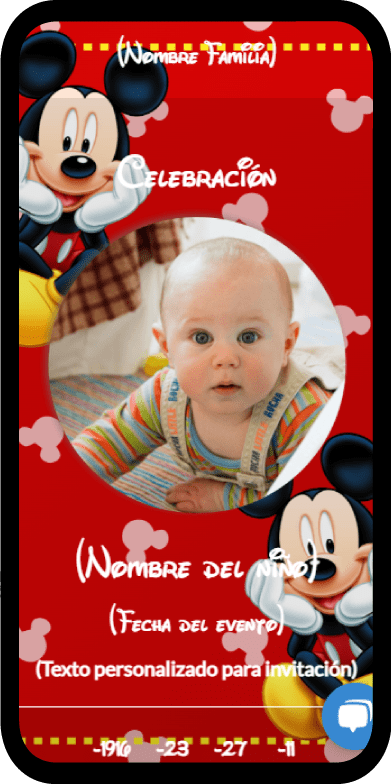 08 invitacion digital disney mickey mouse 
