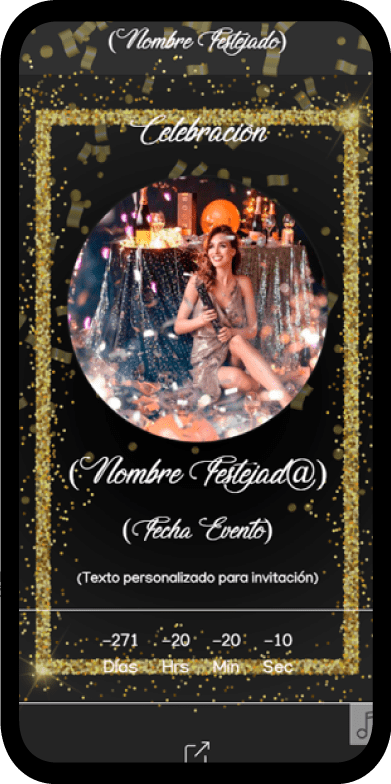 01 invitacion digital eventos sociales cumpleaños