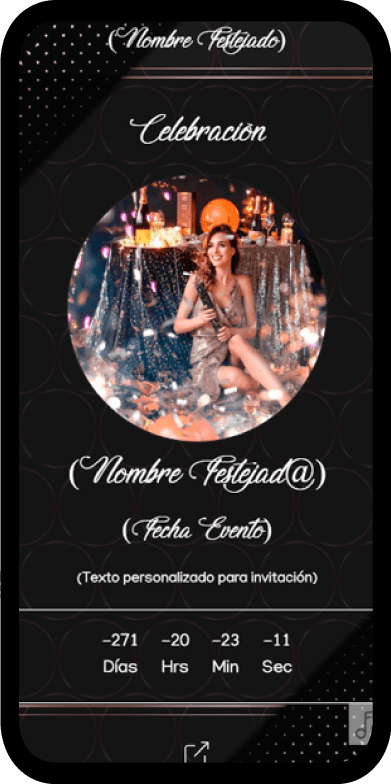 04 invitacion digital eventos sociales cumpleaños