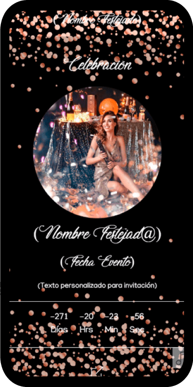 05 invitacion digital eventos sociales cumpleaños