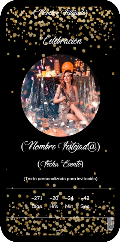 06 invitacion digital eventos sociales cumpleaños