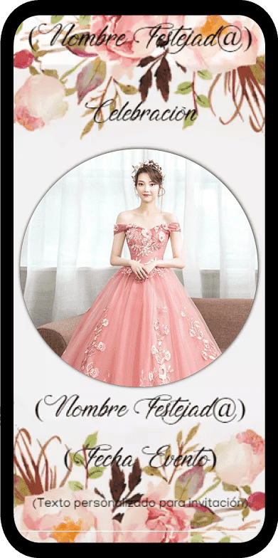 103 Mis XV mi invitación digital