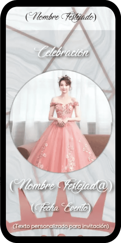 116 Mis XV mi invitación digital