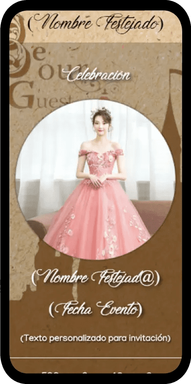 123 Mis XV mi invitación digital