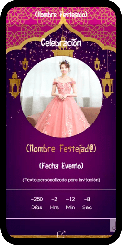 39 Mis XV mi invitación digital