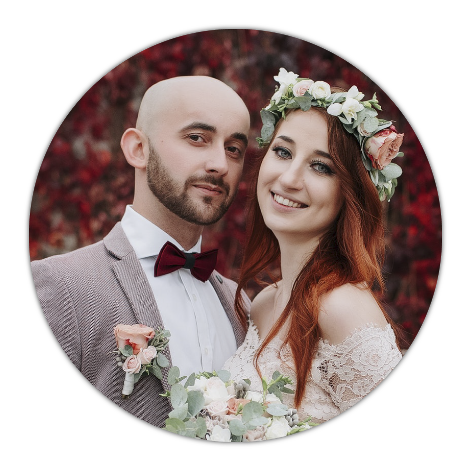 Invitación digital para boda de orquídeas rosas y fondo lila